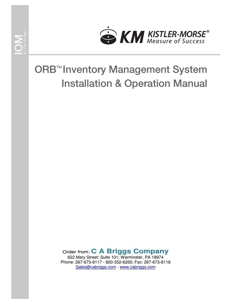 Kistler-Morse ORB Installation & operation manual