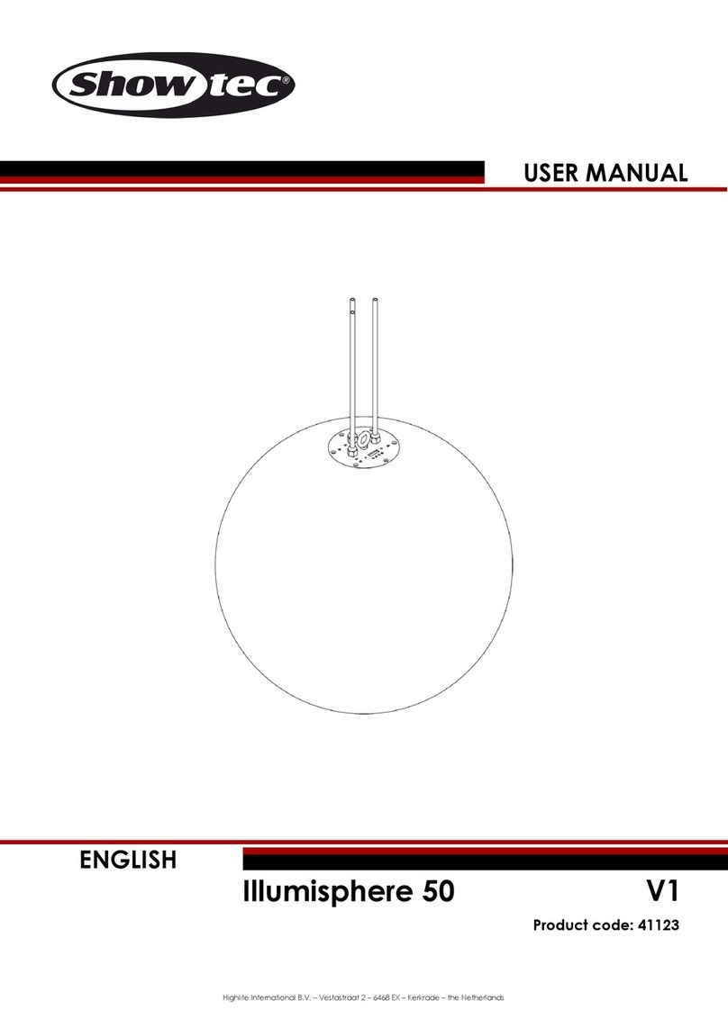 Show Tec Illumisphere 50 User manual