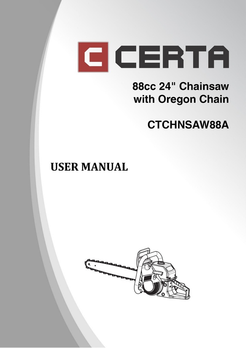 Certa CTCHNSAW88A user manual