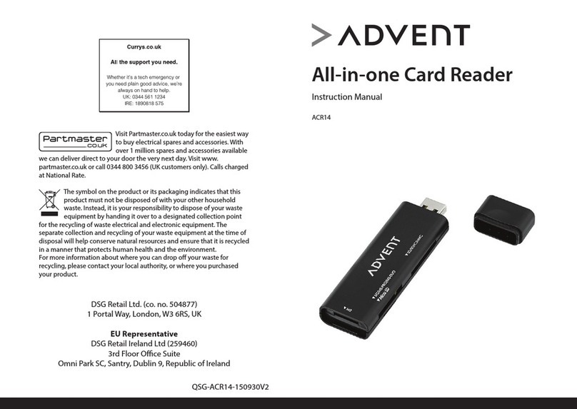 Advent ACR14 instruction manual