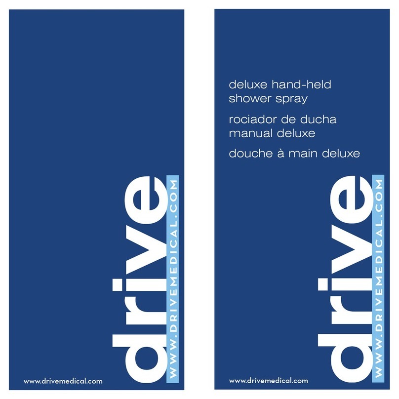 Drive Deluxe hand-held shower spray manual