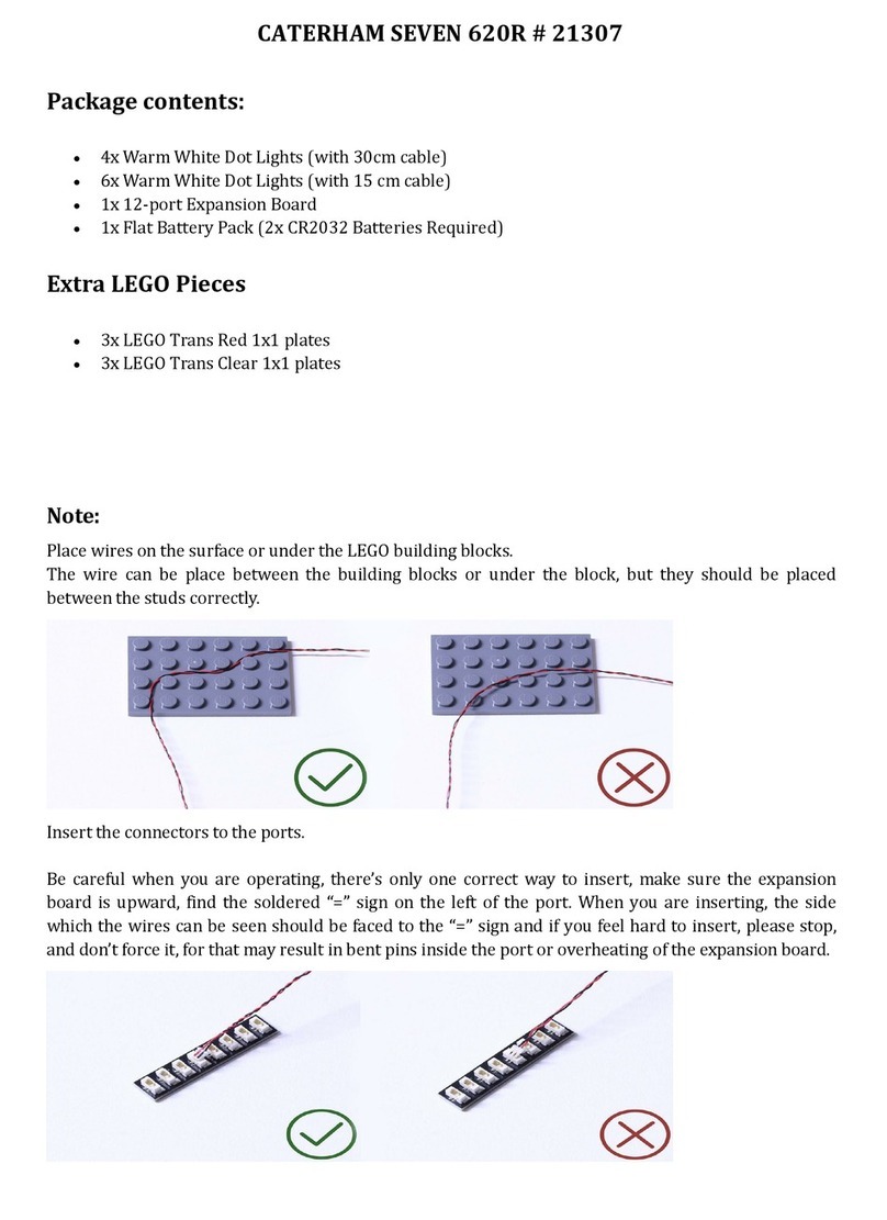 Caterham SEVEN 620R Assembly instructions