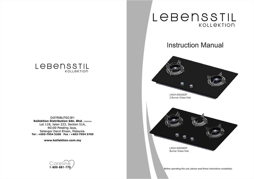 Lebensstil Kollektion LKGH-8302SDP instruction manual