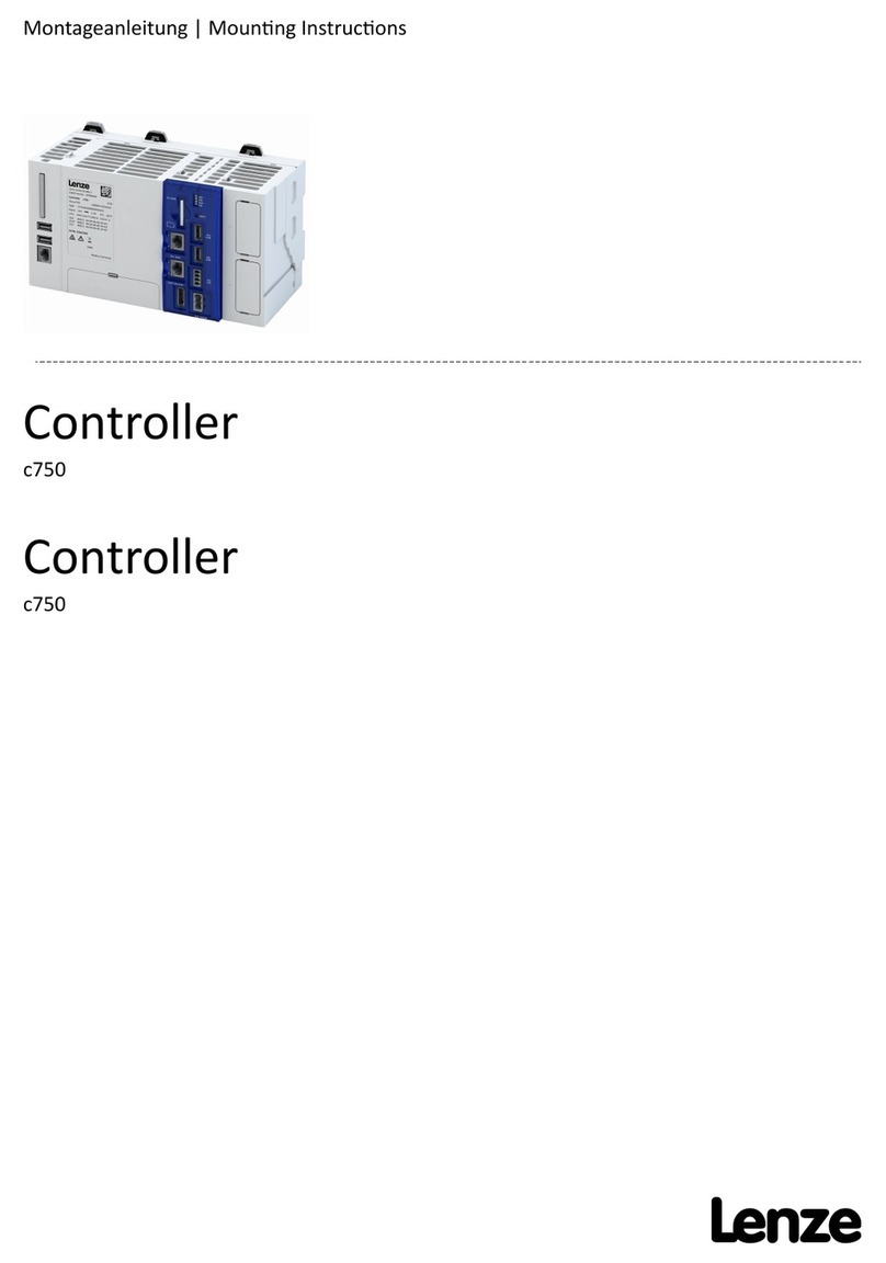 Lenze C 750 User manual