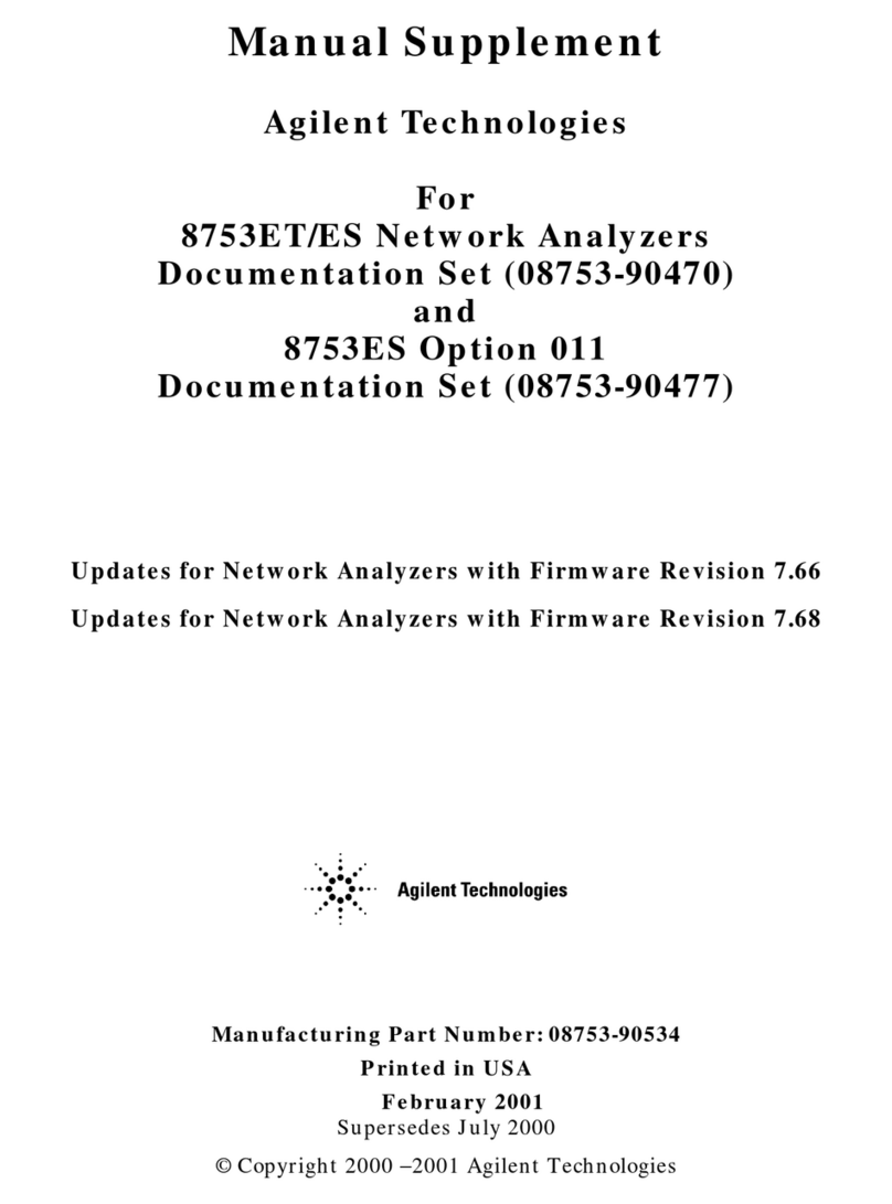 Agilent Technologies 8753ET Configuration guide Agilent Technologies 8753ET Configuration guide