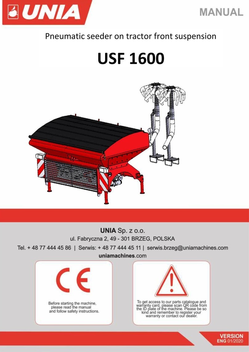 UNIA USF 1600 manual