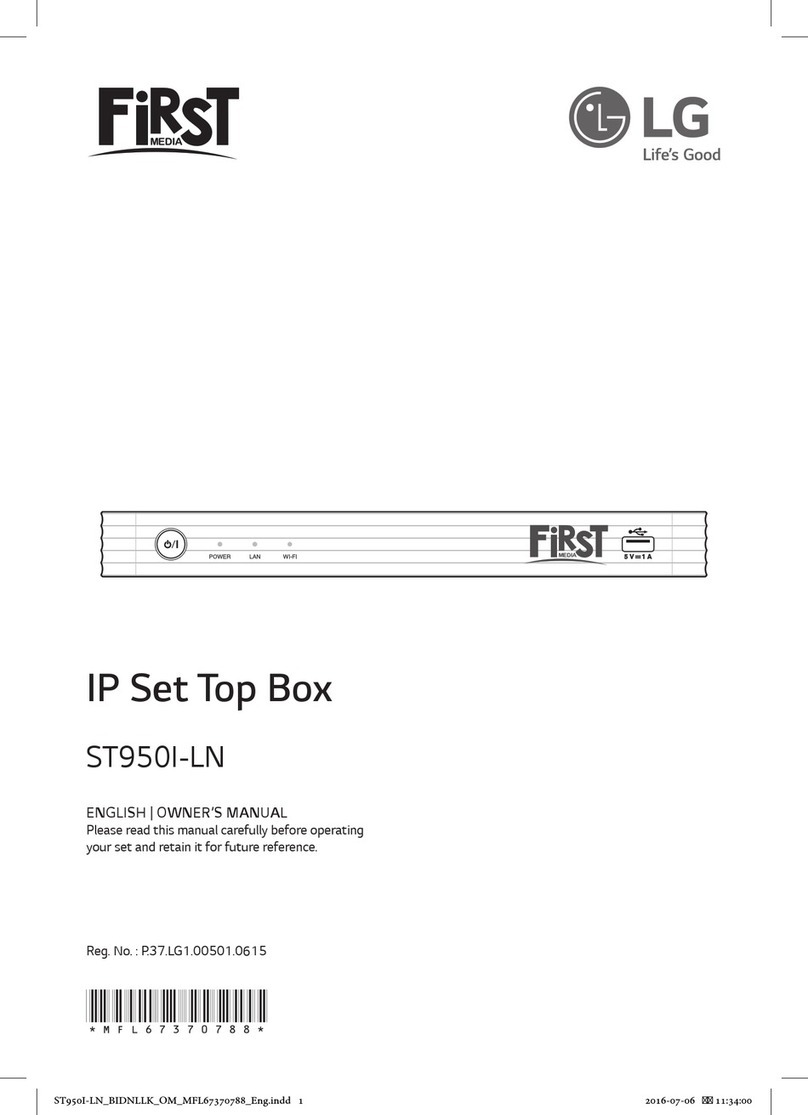 LG First Media ST950I-LN owner's manual