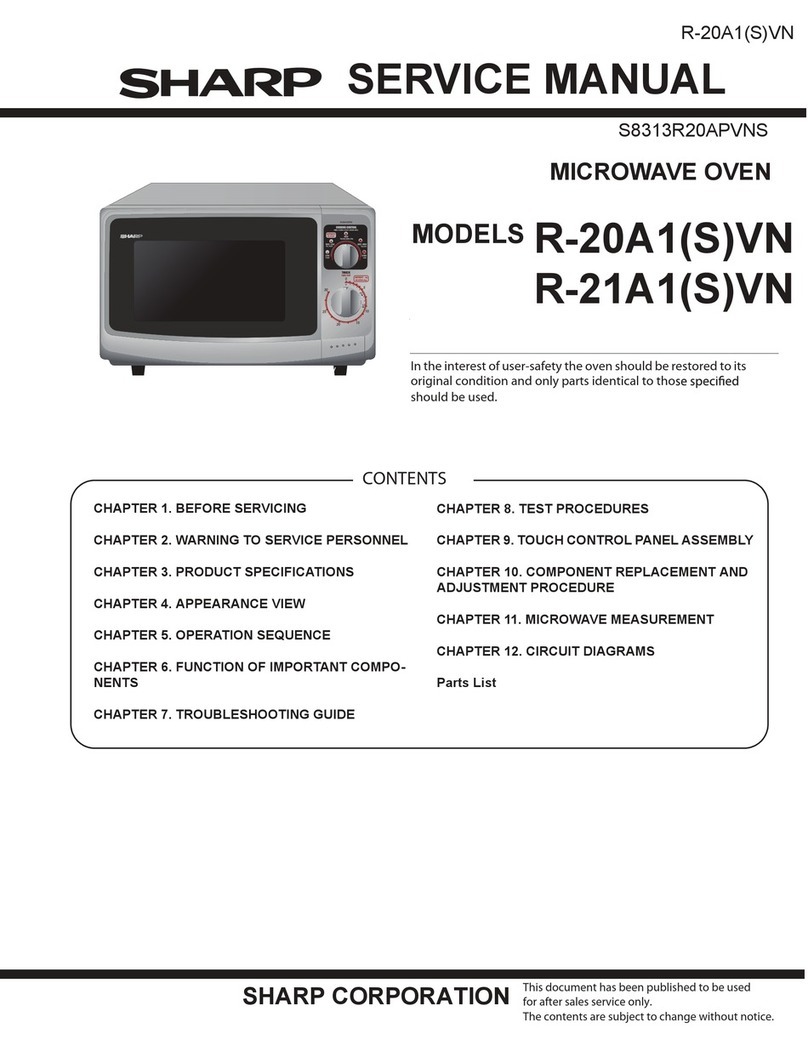 Sharp R-20A1SVN User manual Sharp R-20A1SVN User manual
