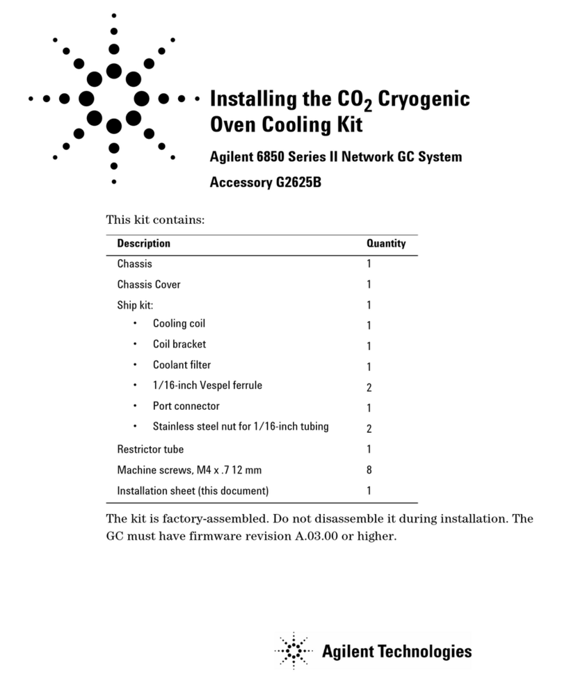 Agilent Technologies 6850 Series II Instruction Manual Agilent Technologies 6850 Series II Instruction Manual