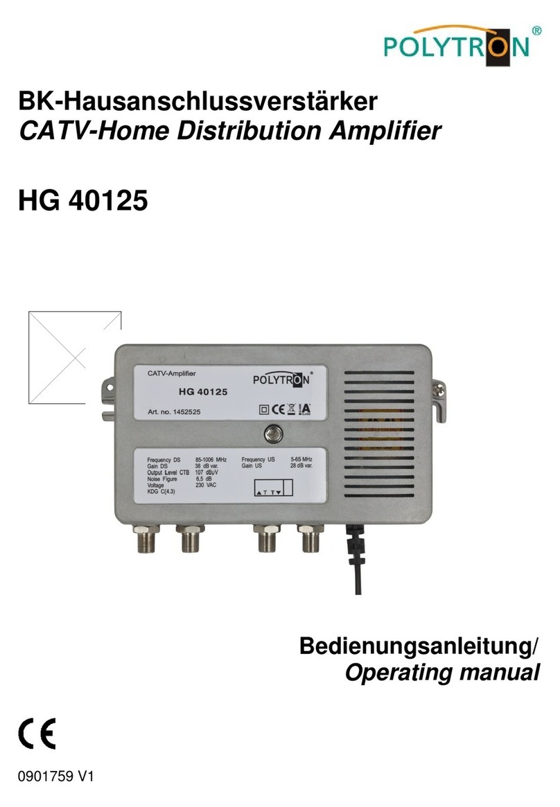 Polytron HG 40125 operating manual