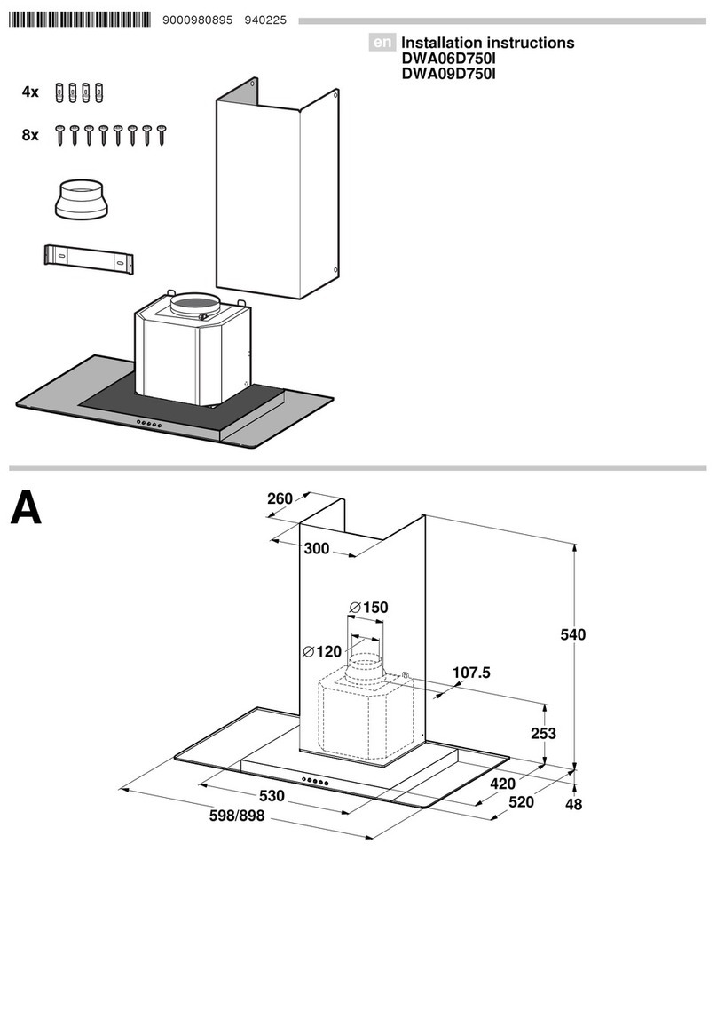 Bosch DWA06D750I installation instructions