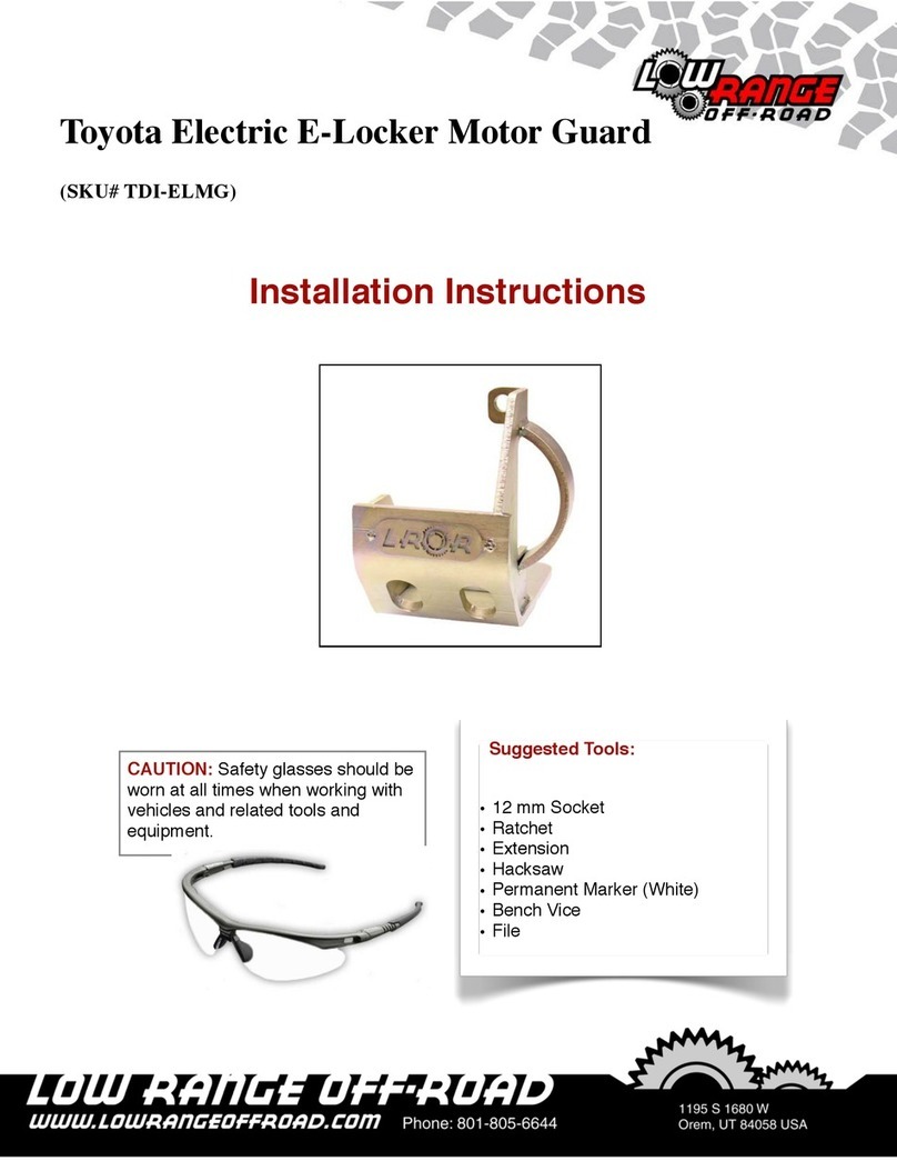 Low Range Off-Road TDI-ELMG installation instructions Low Range Off-Road TDI-ELMG installation instructions