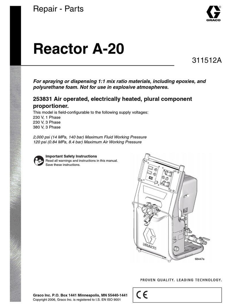 Graco Reactor A-20 Use and care manual