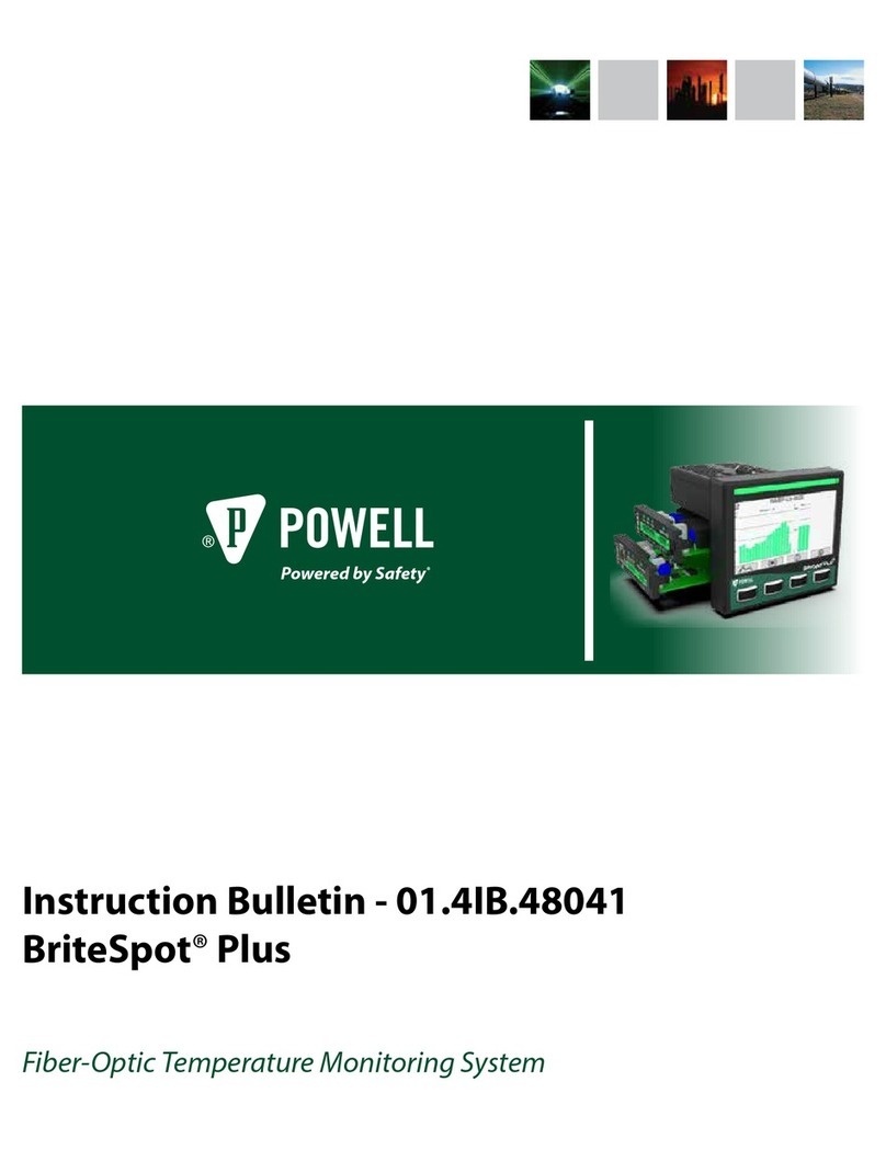 Powell BriteSpot Plus Instruction bulletin