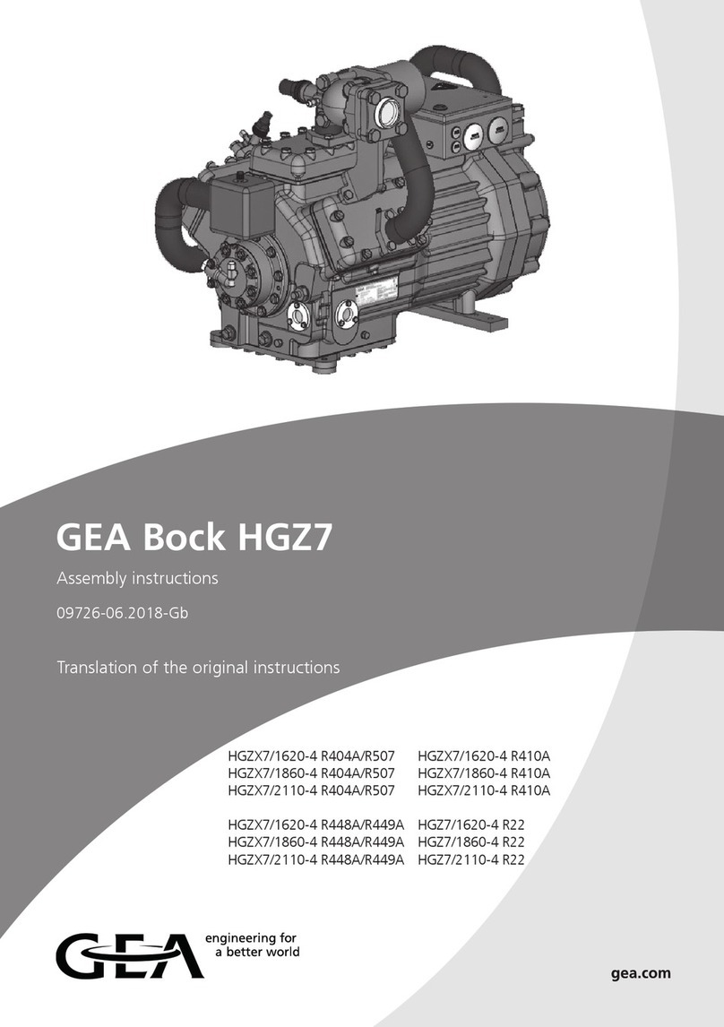 GEA Bock HGZ7 Series User manual