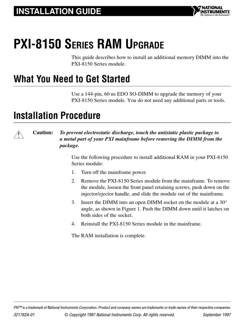 National Instruments PXI-8150 Series User manual