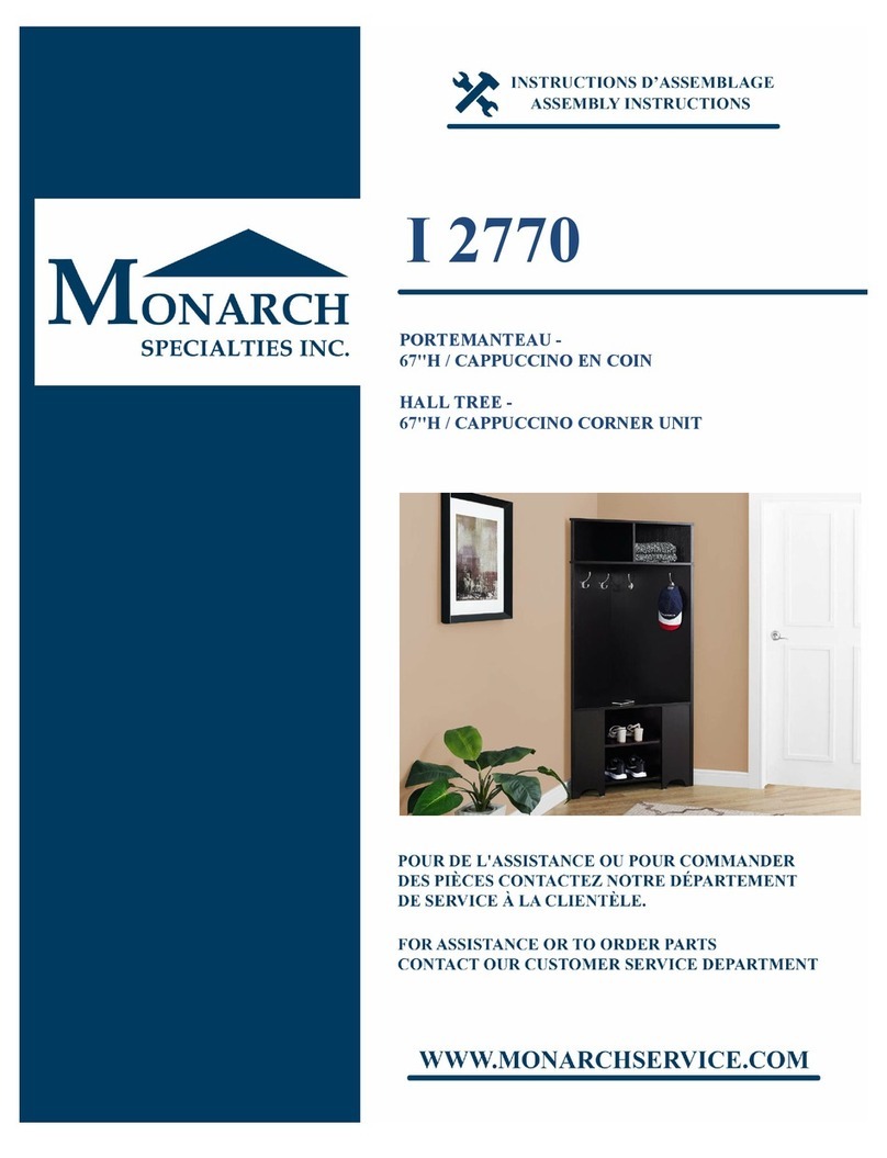 Monarch Specialties I 2770 User manual Monarch Specialties I 2770 User manual
