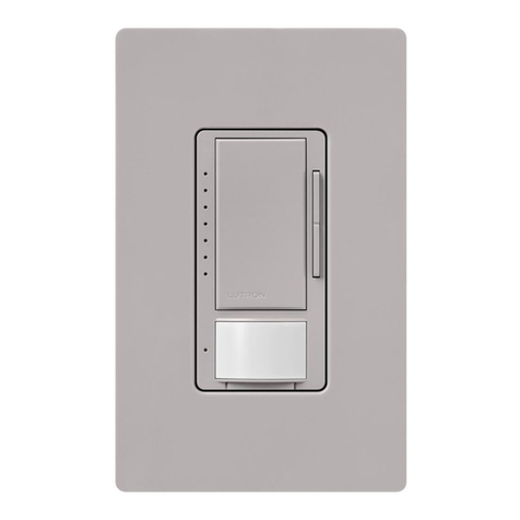 Lutron Electronics Maestro MRF2S-8SD010 manual