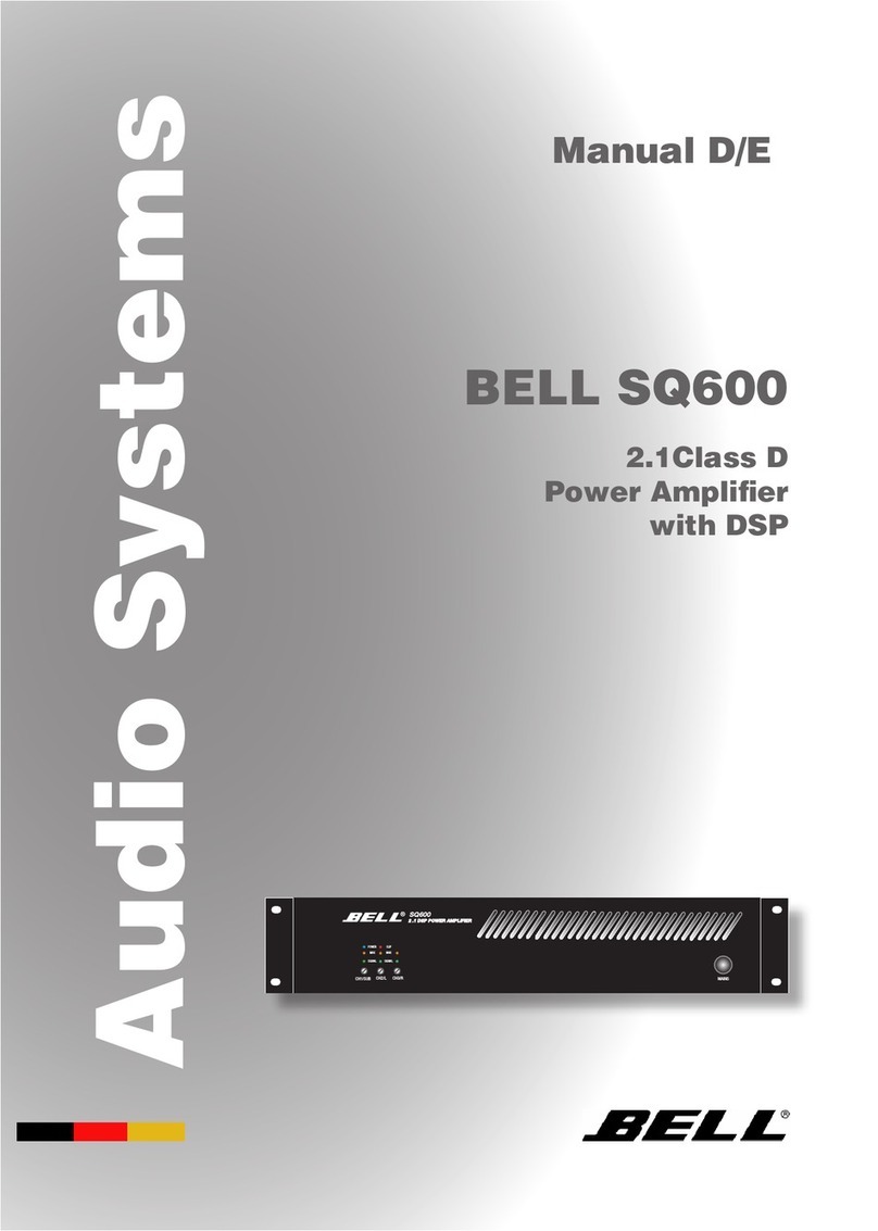 Bell SQ600 User manual