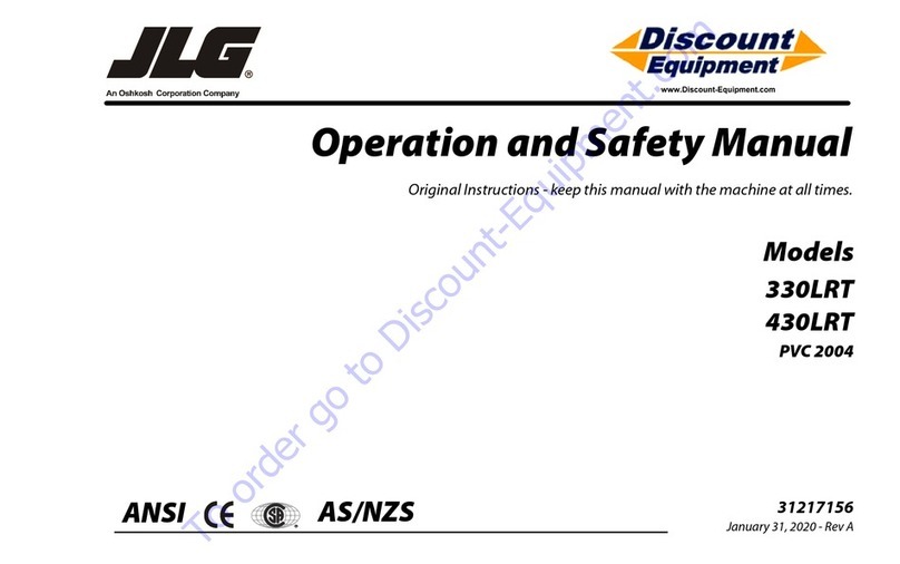 Oshkosh Corporation JLG 330LRT Operation and safety manual Oshkosh Corporation JLG 330LRT Operation and safety manual