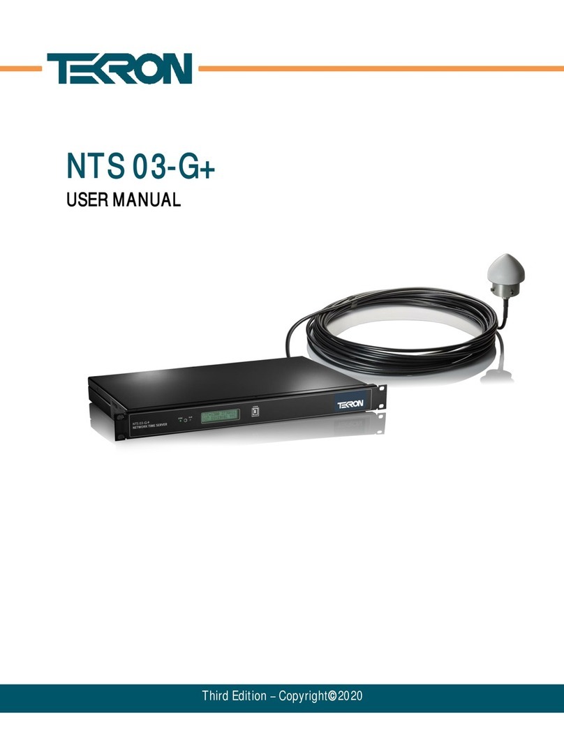 Tekron NTS 03-G+ user manual