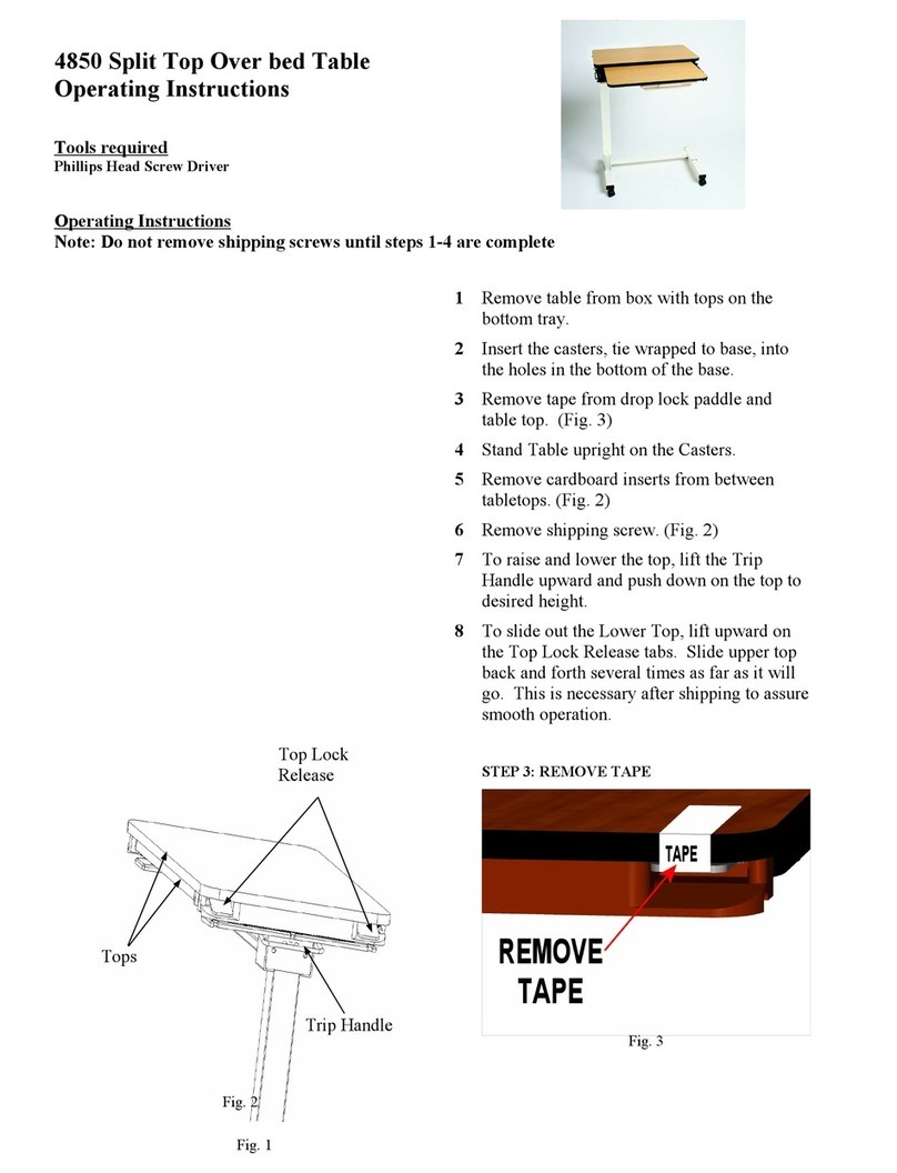 Performance Health 4850 operating instructions Performance Health 4850 operating instructions