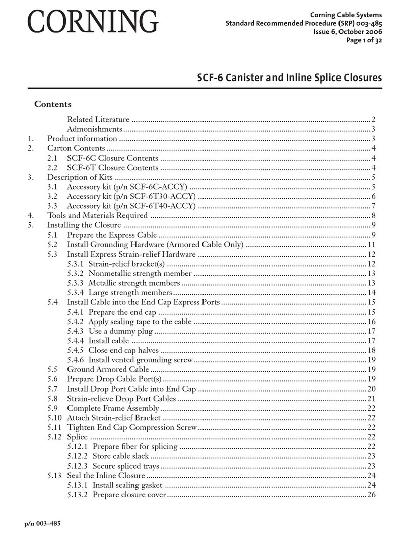 CORNING SCF-6 manual