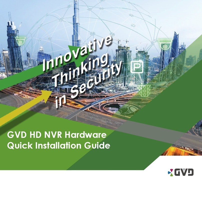 GVD M3000 Series Quick installation guide