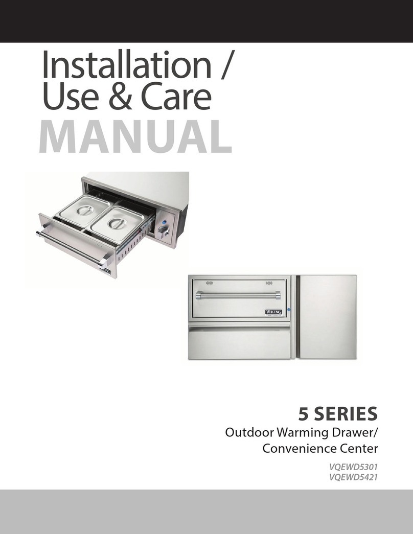 Viking Range 5 Series VGC Instructions for use