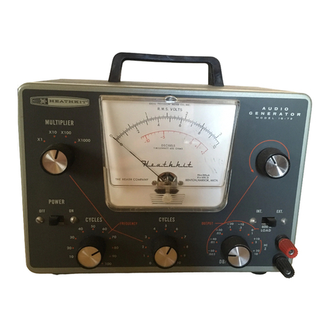 Daystrom Heathkit IG-72 Assembly manual