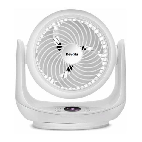 DEVOLA DVF7DCFAN user manual