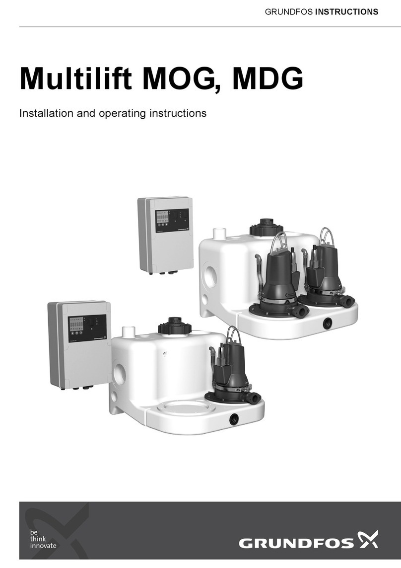 Grundfos Multilift MOG Series User manual