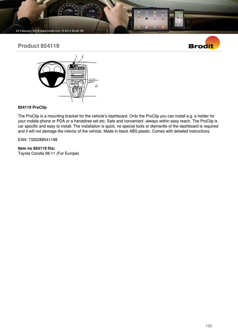 Brodit ProClip 854119 installation instructions