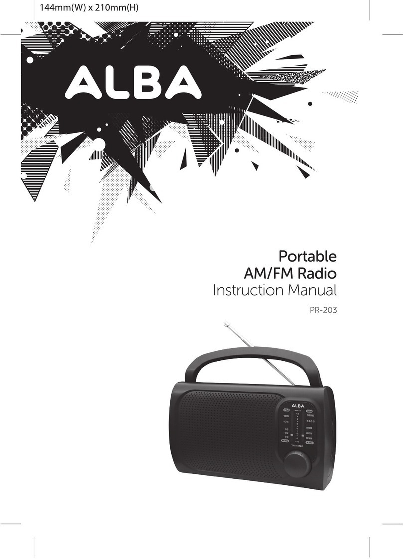Alba PR-203 instruction manual