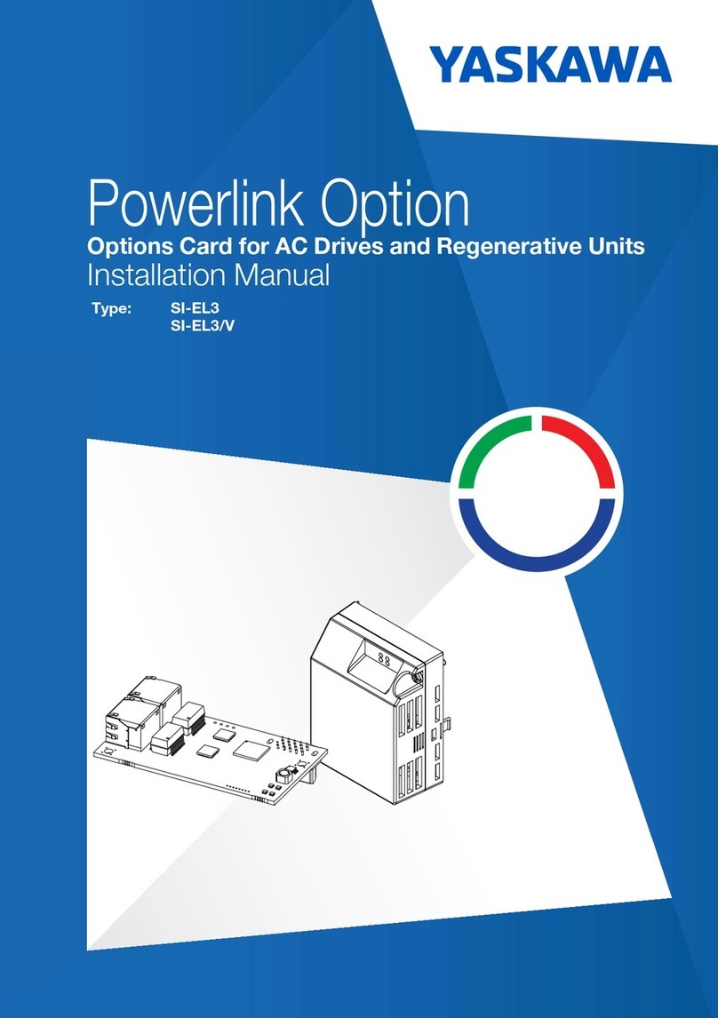 YASKAWA SI-EL3 installation manual