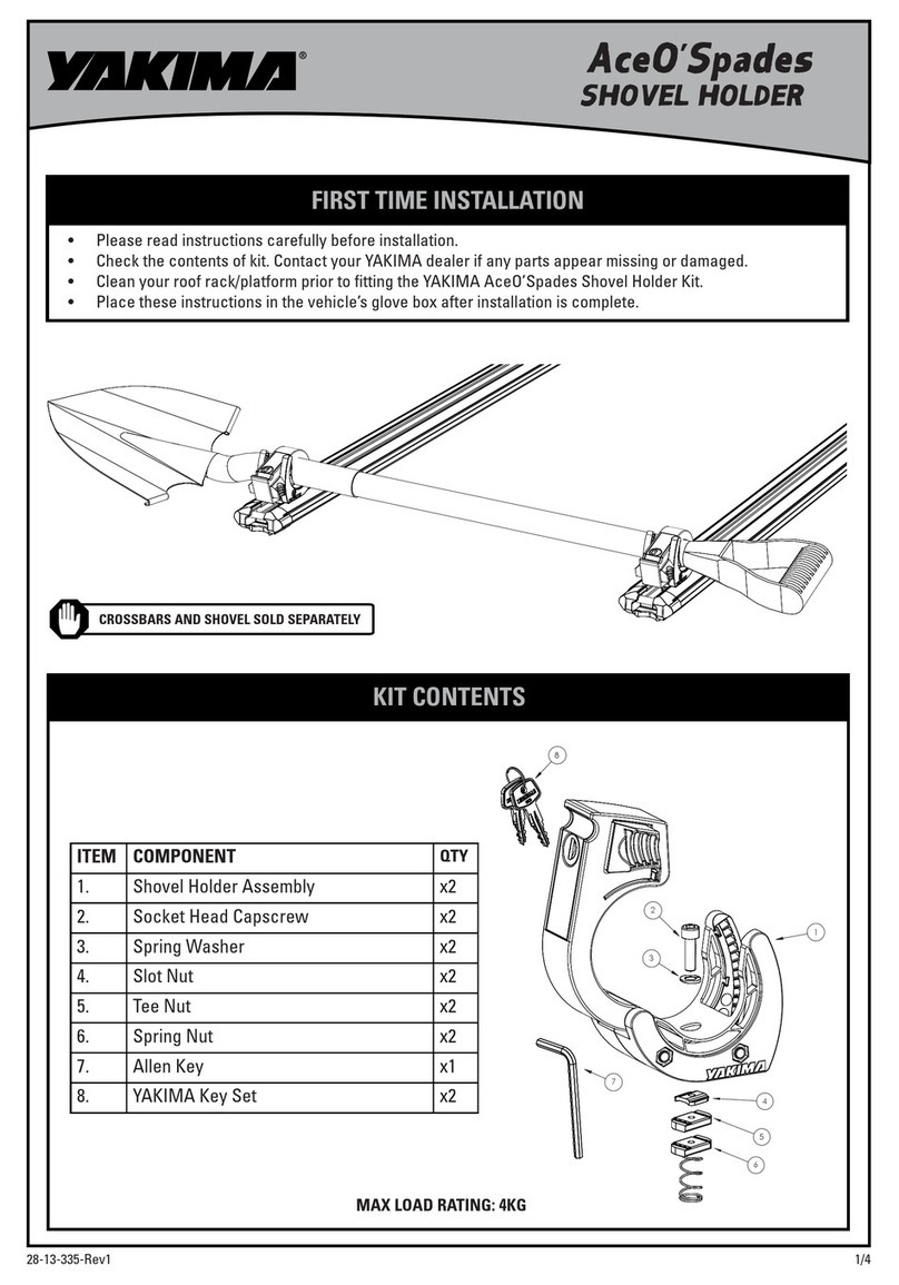 Yakima AceO'Spades User manual