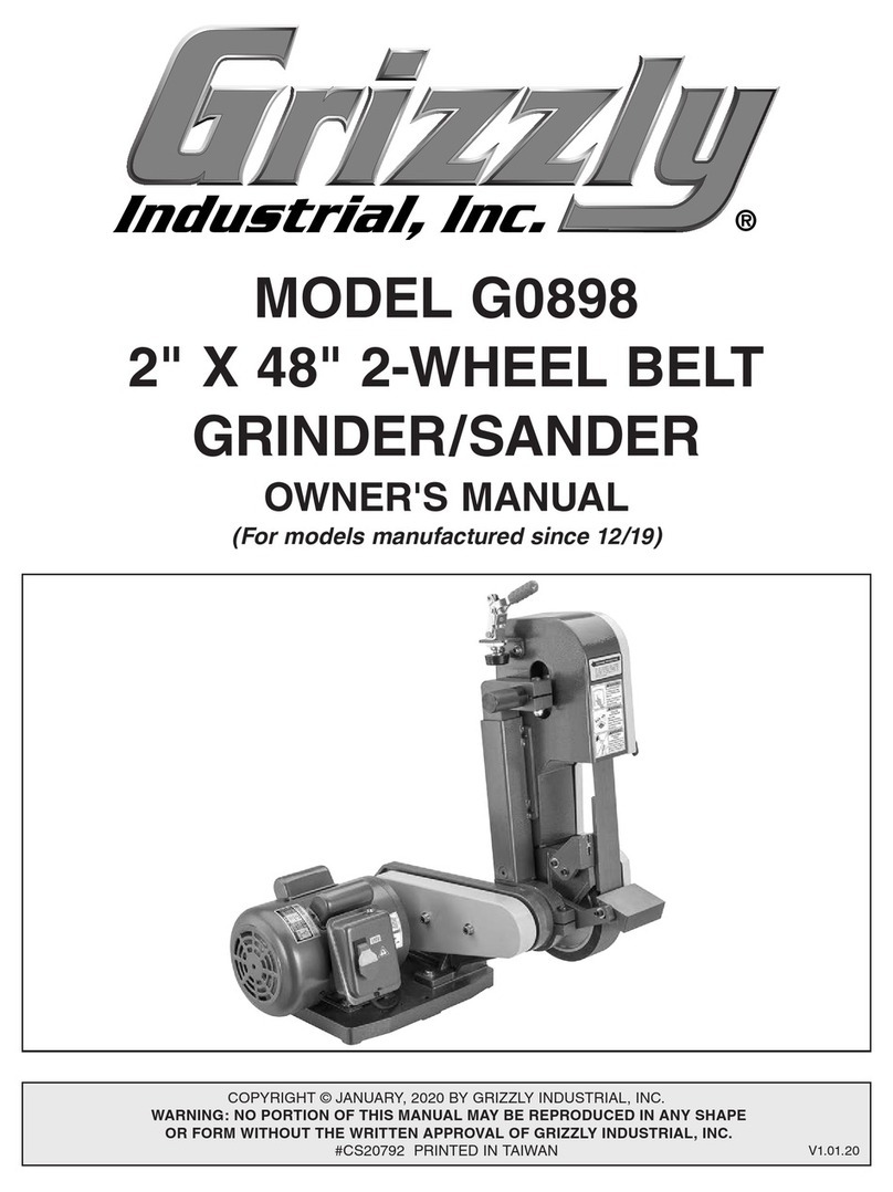 Grizzly G0898 User manual Grizzly G0898 User manual