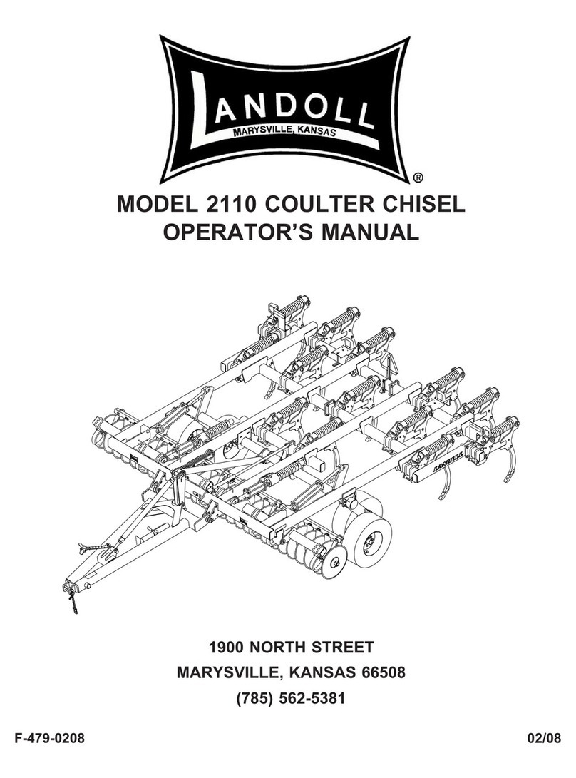 Landoll 2110 Operator's manual