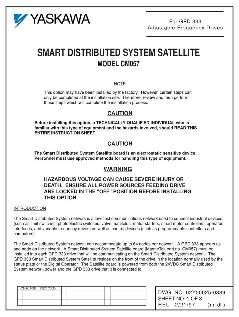 YASKAWA CM057 User manual YASKAWA CM057 User manual
