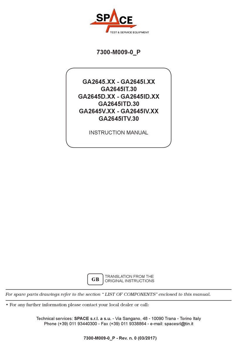 Space GA2645. Series instruction manual
