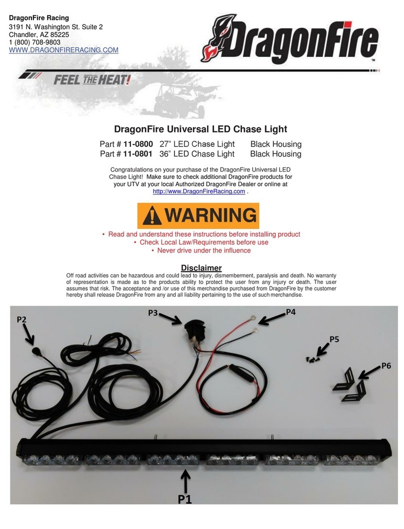 DRAGONFIRE 11-0800 User manual
