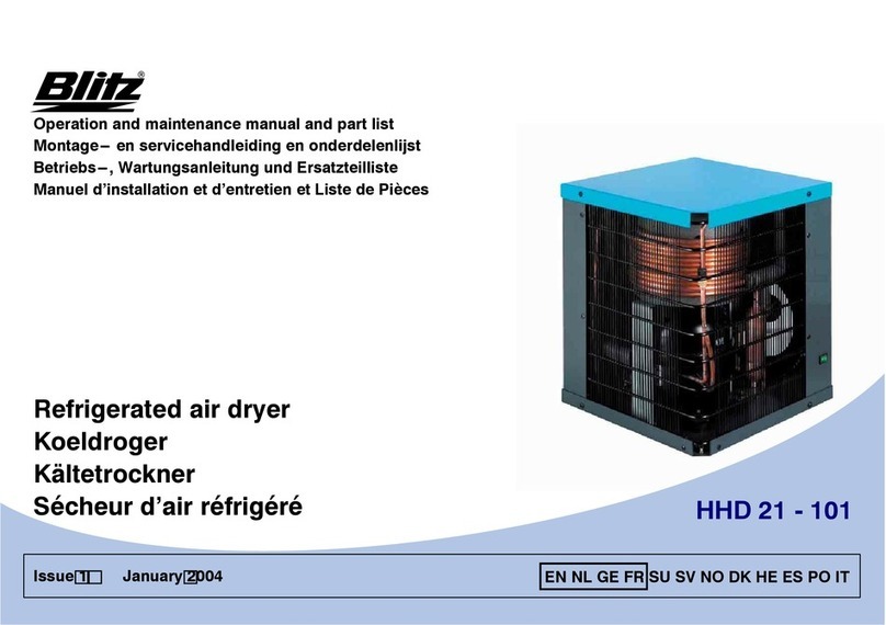 Blitz HHD Series Operation and maintenance manual