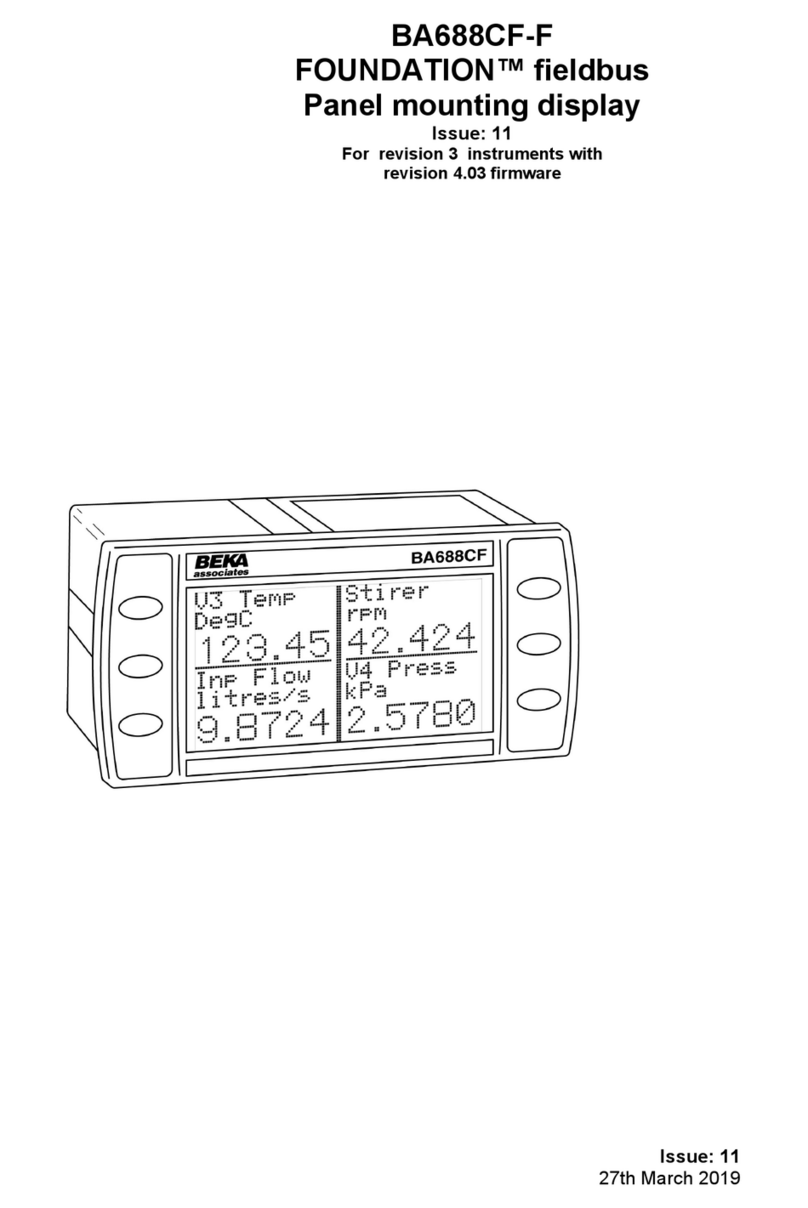 BEKA BA688CF-F User manual