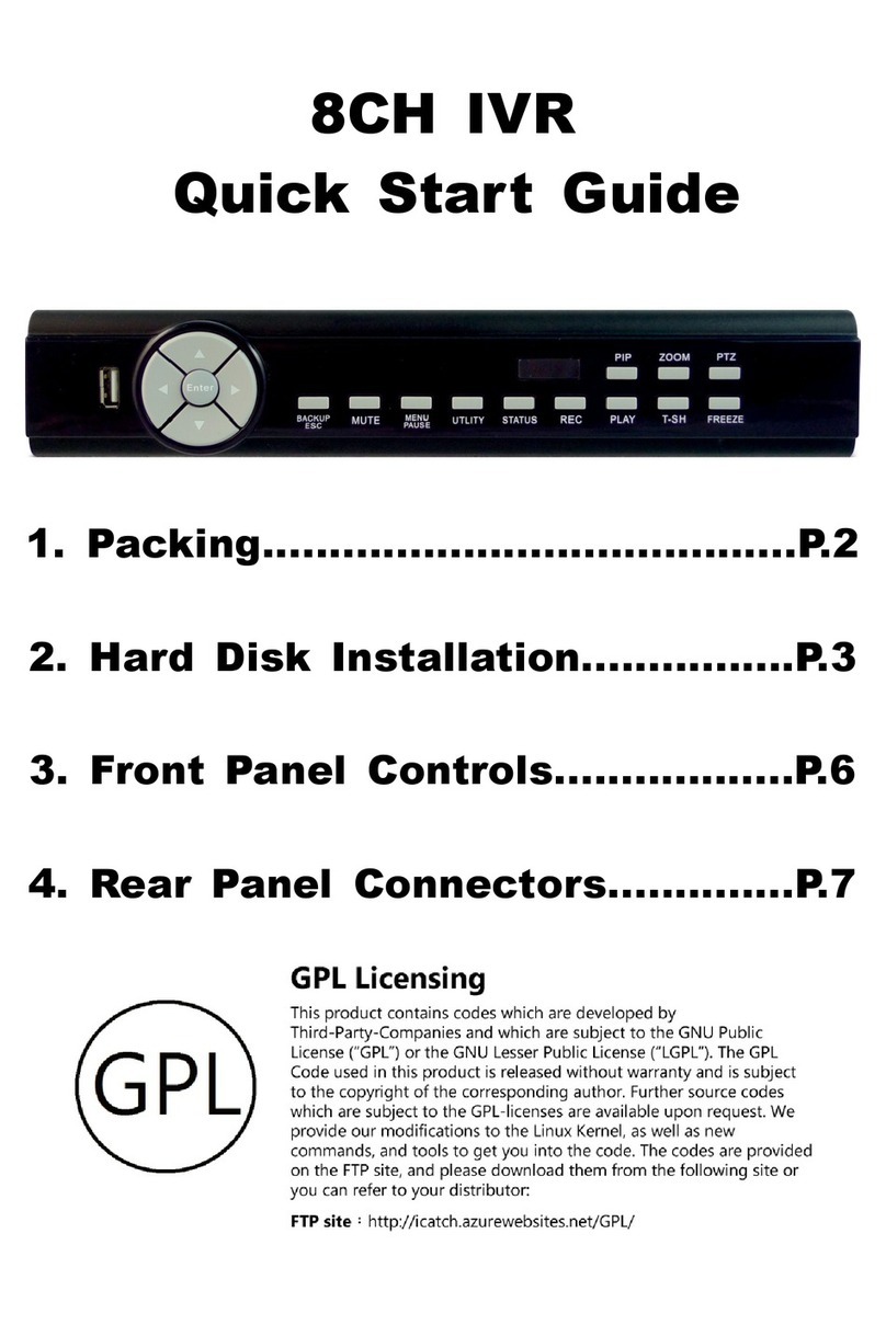 iCatch IVR-860E-J quick start guide