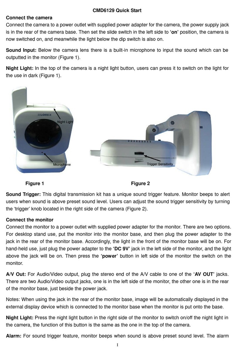 Lorex CMD6129 User manual