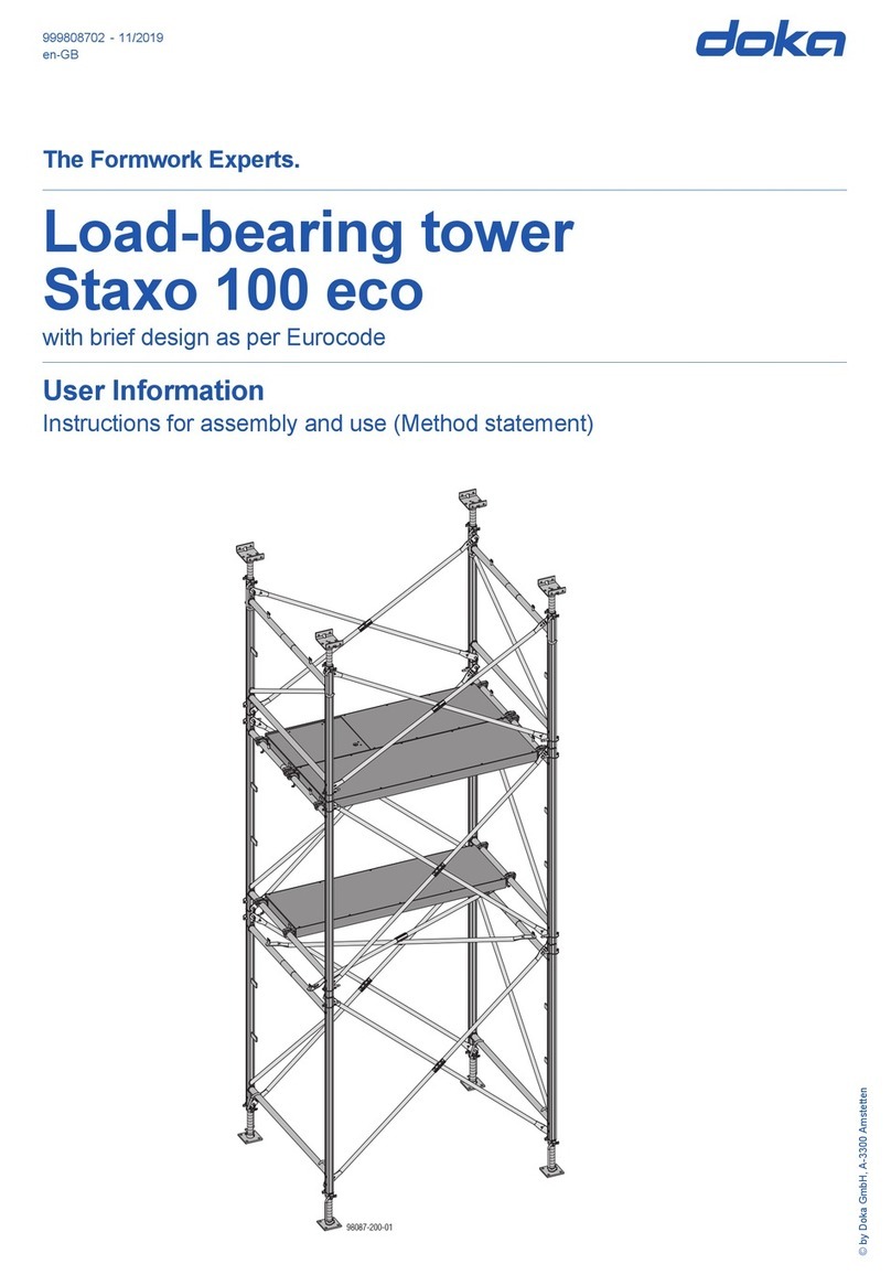 Doka Staxo 100 eco Instructions for assembly and use