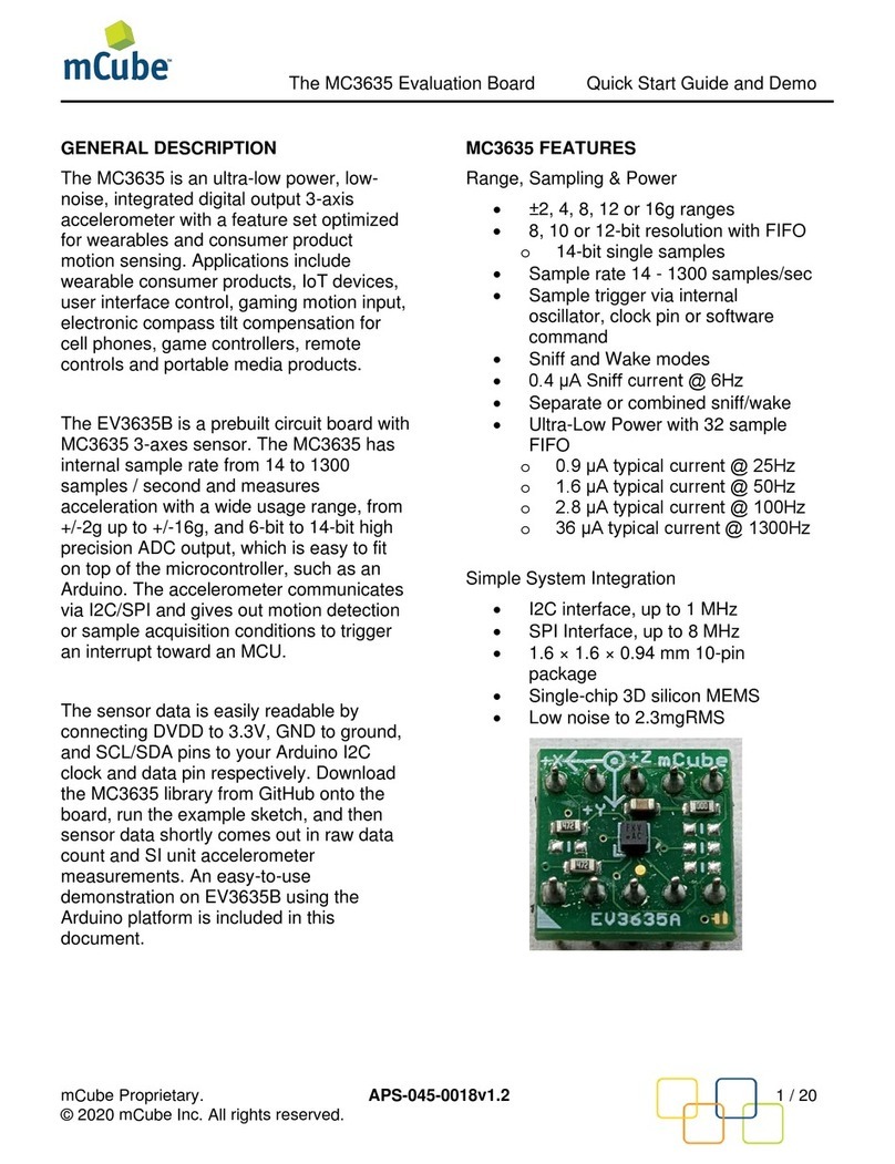 Mcube MC3635 User manual