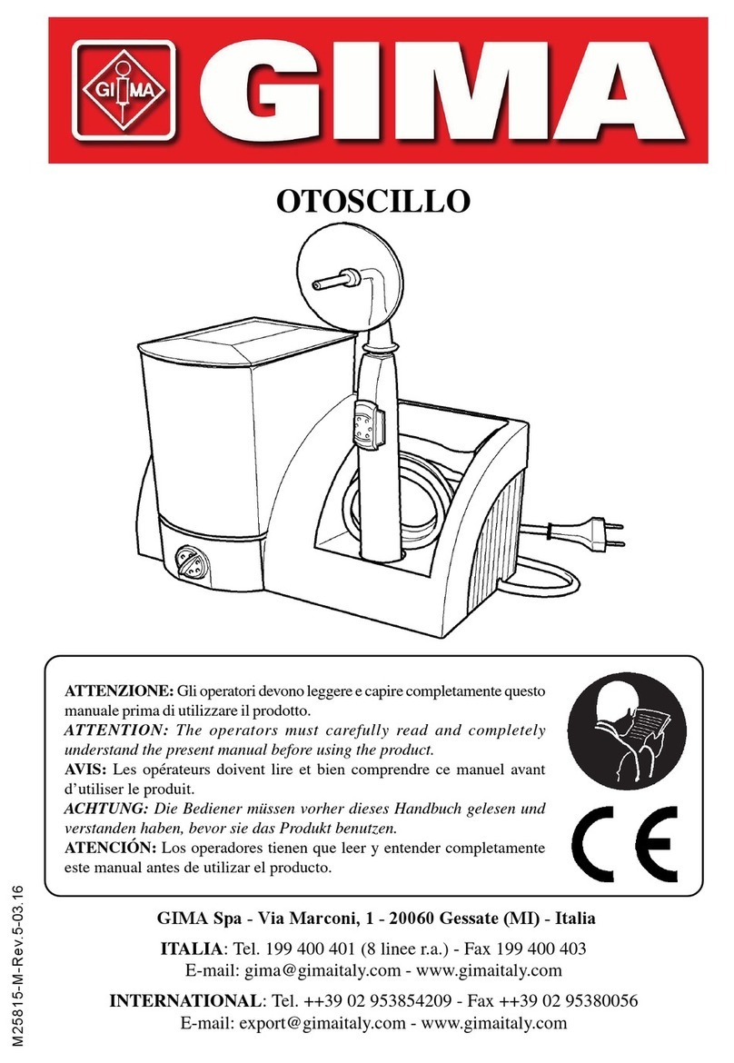 Gima OTOSCILLO Use and maintenance book