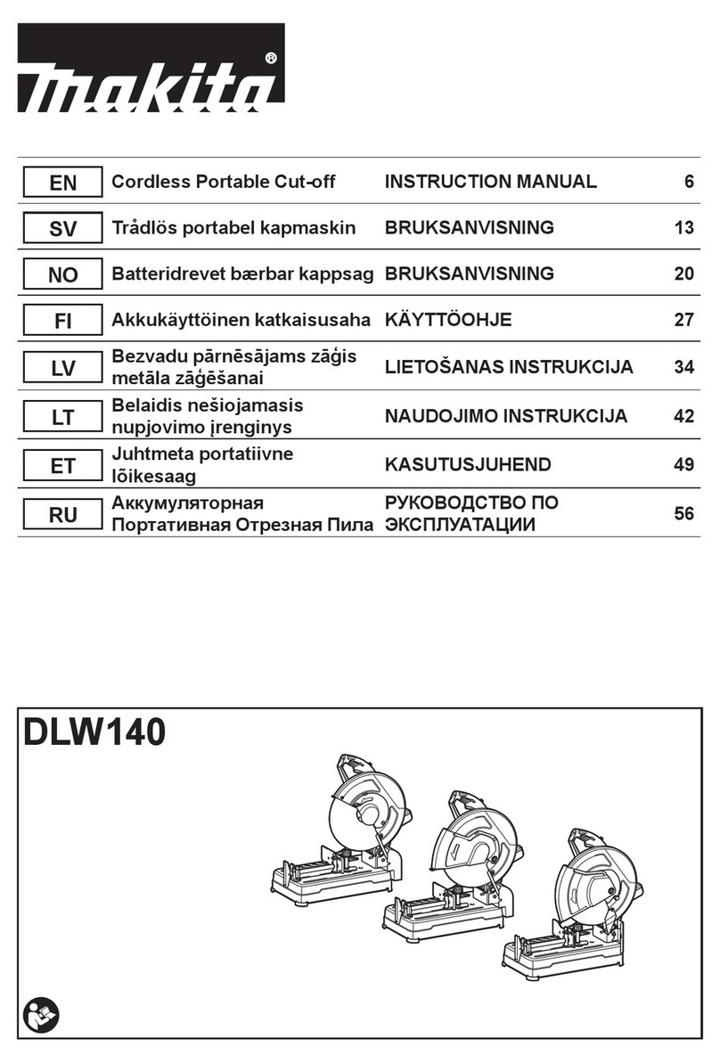 Makita DLW140 User manual