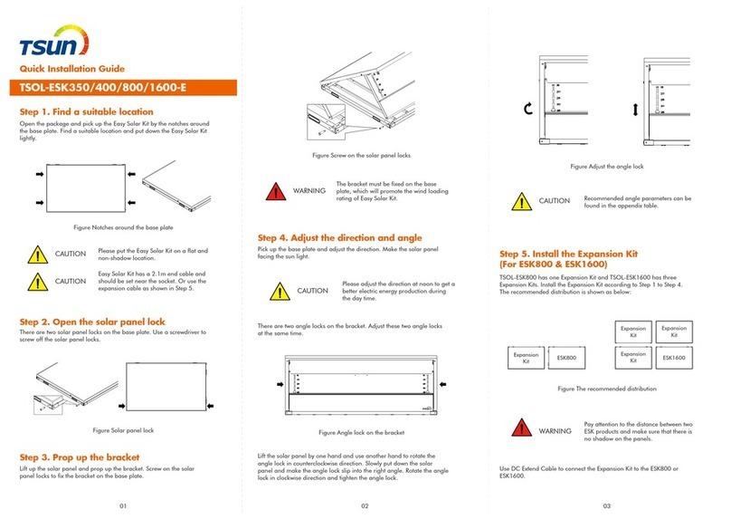 Tsun TSOL-ESK350-E User manual